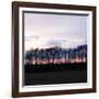 Winter Sunset Square II-Alan Hausenflock-Framed Photographic Print