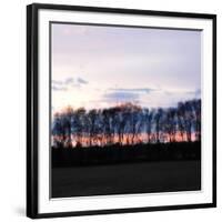 Winter Sunset Square II-Alan Hausenflock-Framed Photographic Print