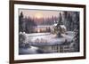 Winter Sunset-Dubravko Raos-Framed Giclee Print