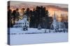 Winter Sunset-Michael Blanchette Photography-Stretched Canvas