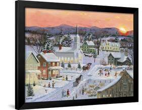 Winter Sunset-Bob Fair-Framed Giclee Print