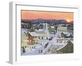 Winter Sunset-Bob Fair-Framed Giclee Print