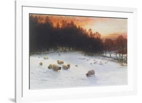 Winter Sunset-Joseph Farquharson-Framed Giclee Print