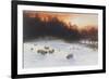 Winter Sunset-Joseph Farquharson-Framed Giclee Print