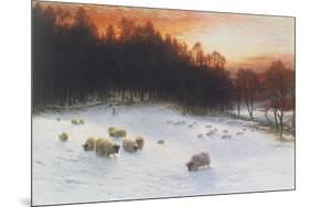 Winter Sunset-Joseph Farquharson-Mounted Giclee Print
