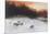 Winter Sunset-Joseph Farquharson-Mounted Giclee Print