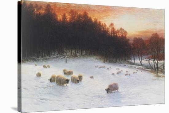 Winter Sunset-Joseph Farquharson-Stretched Canvas