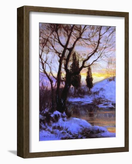 Winter Sunset-Walter Launt Palmer-Framed Giclee Print