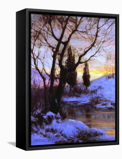 Winter Sunset-Walter Launt Palmer-Framed Stretched Canvas
