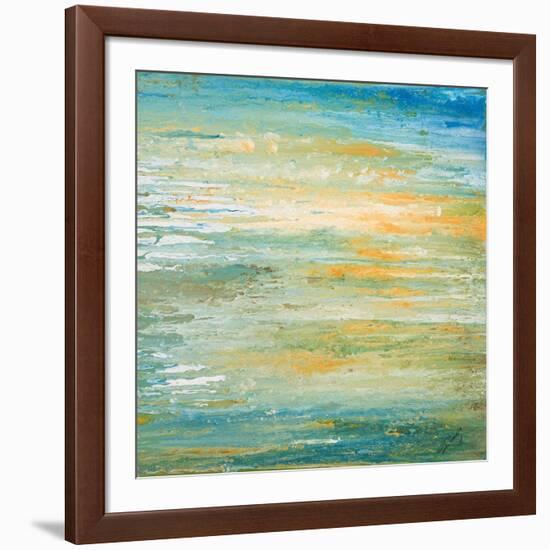 Winter Sunset-Roberto Gonzalez-Framed Art Print