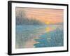 Winter Sunset-Kevin Dodds-Framed Giclee Print