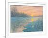 Winter Sunset-Kevin Dodds-Framed Giclee Print