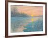 Winter Sunset-Kevin Dodds-Framed Giclee Print