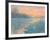 Winter Sunset-Kevin Dodds-Framed Giclee Print