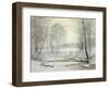 Winter Sunset-James Thomas Watts-Framed Giclee Print