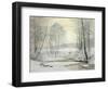 Winter Sunset-James Thomas Watts-Framed Giclee Print