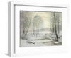 Winter Sunset-James Thomas Watts-Framed Giclee Print