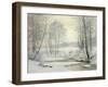 Winter Sunset-James Thomas Watts-Framed Giclee Print