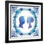 Winter Tales Couple-Irina Trzaskos Studio-Framed Giclee Print