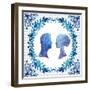 Winter Tales Couple-Irina Trzaskos Studio-Framed Giclee Print