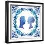 Winter Tales Couple-Irina Trzaskos Studio-Framed Giclee Print