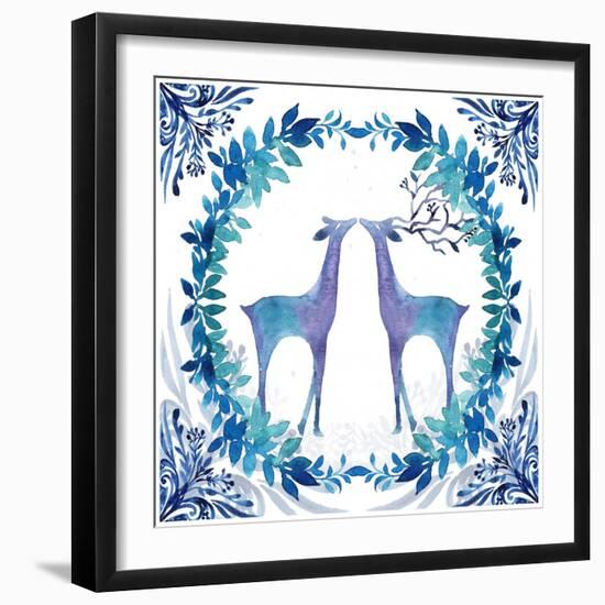 Winter Tales Deer-Irina Trzaskos Studio-Framed Giclee Print