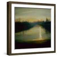 Winter Thames, 2009-Lee Campbell-Framed Giclee Print