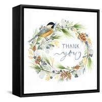 Winter Thank You-Yachal Design-Framed Stretched Canvas