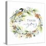 Winter Thank You-Yachal Design-Stretched Canvas