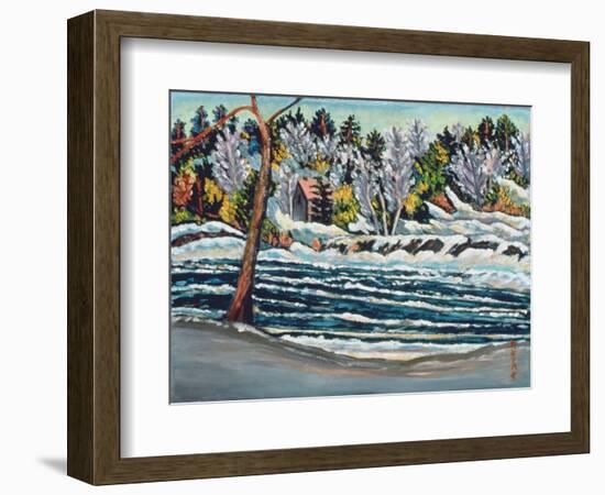 Winter Thaw, Gatineau River-Patricia Eyre-Framed Giclee Print