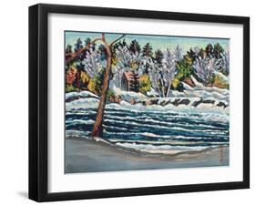 Winter Thaw, Gatineau River-Patricia Eyre-Framed Giclee Print