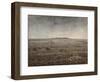 Winter, the Plain of Chailly, C.1862-66 (Pastel on Paper)-Jean-Francois Millet-Framed Giclee Print