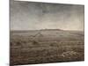 Winter, the Plain of Chailly, C.1862-66 (Pastel on Paper)-Jean-Francois Millet-Mounted Giclee Print