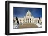 Winter Time, State Capital Building, Saint Paul, Minnesota, USA-PhotoImages-Framed Photographic Print