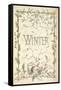 Winter - Title Page Illustrated With Holly, Icicles and Mistletoe-Thomas Miller-Framed Stretched Canvas