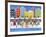 Winter Town Beach-Gordon Barker-Framed Giclee Print