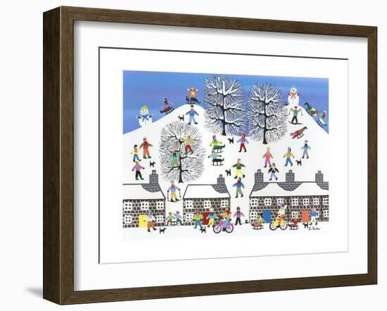 Winter Town-Gordon Barker-Framed Giclee Print