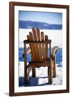 Winter Tranquility, Lake George, New York-George Oze-Framed Photographic Print
