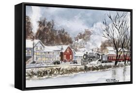 Winter Travel-Stanton Manolakas-Framed Stretched Canvas