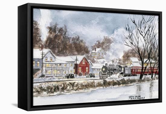Winter Travel-Stanton Manolakas-Framed Stretched Canvas