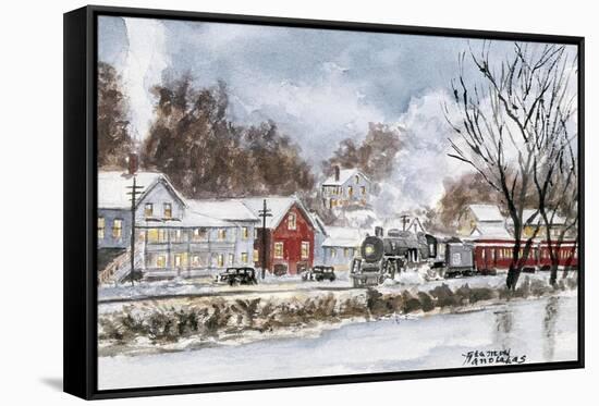 Winter Travel-Stanton Manolakas-Framed Stretched Canvas