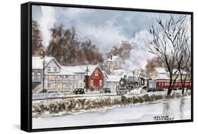 Winter Travel-Stanton Manolakas-Framed Stretched Canvas