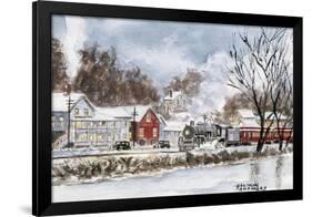 Winter Travel-Stanton Manolakas-Framed Premium Giclee Print