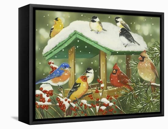 Winter Treats-William Vanderdasson-Framed Stretched Canvas