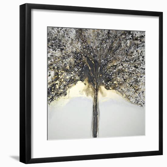 Winter Tree Lights-Caroline Ashwood-Framed Giclee Print