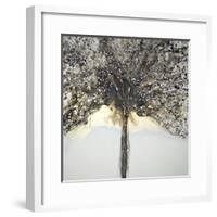 Winter Tree Lights-Caroline Ashwood-Framed Giclee Print