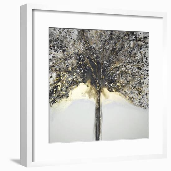 Winter Tree Lights-Caroline Ashwood-Framed Giclee Print