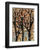 Winter Trees 1-Karla Gerard-Framed Premium Giclee Print