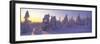 Winter Trees-Panoramic Images-Framed Photographic Print