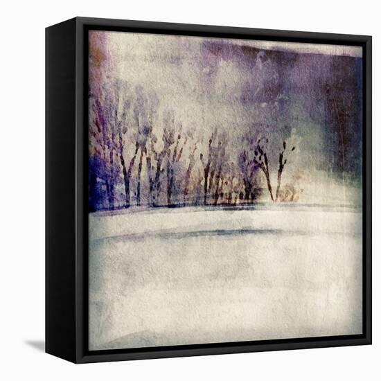 Winter Trees-Christine O’Brien-Framed Stretched Canvas